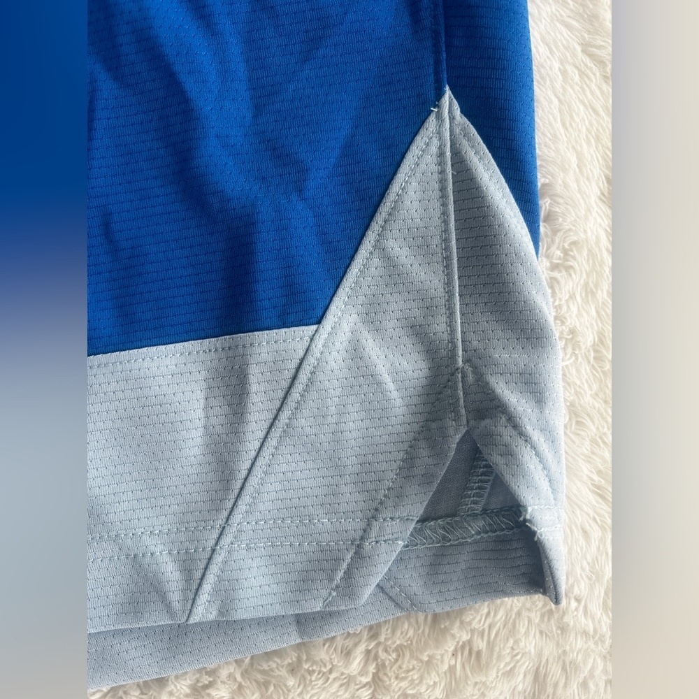 Nike Mens Sz M Blue Color block Dri-fit Crossover Basketball Shorts - Picture 3 of 16